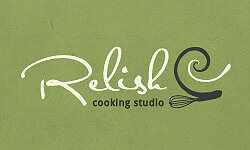 Relish Cooking Studio green logo