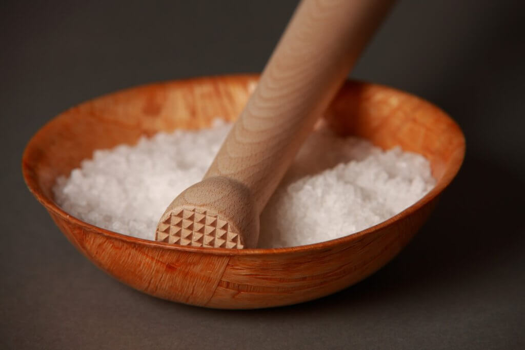 Wooden Bowl of Salt