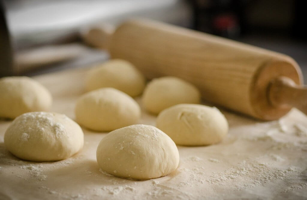 Bread Dough & Rolling Pin