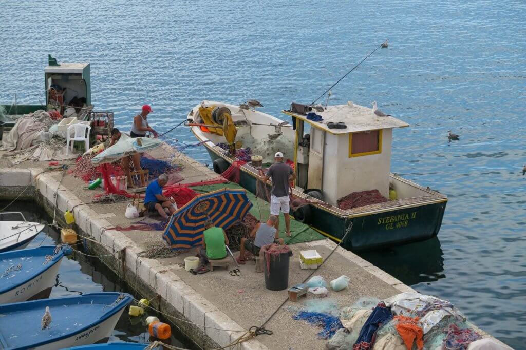 Gallipoli Seamen in Puglia, Italy