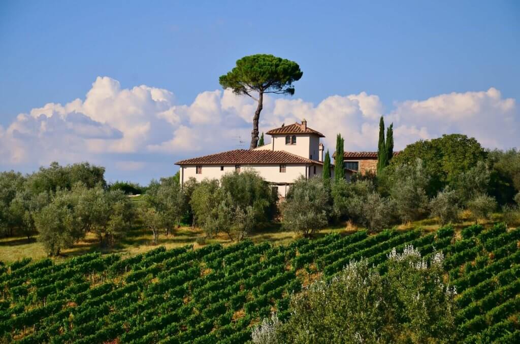 Tuscany Hillside Home