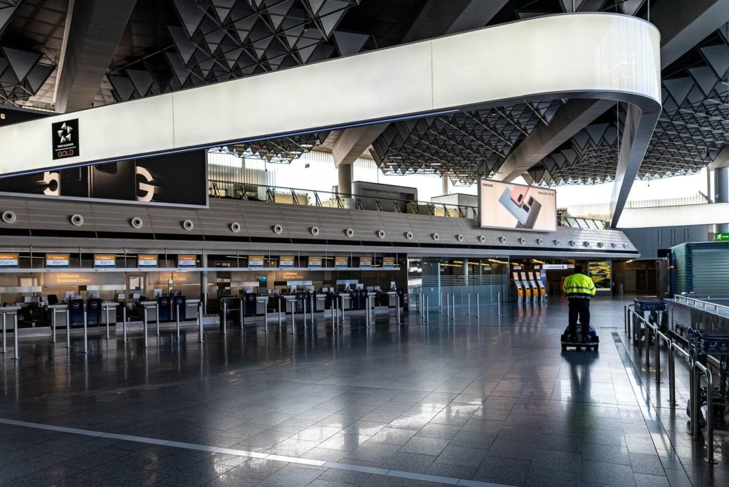 Empty Airport During the COVID-19 Summer of 2020