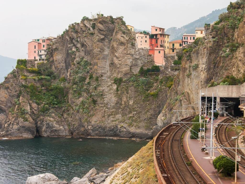 Manarola Foot Path turned Rail Track